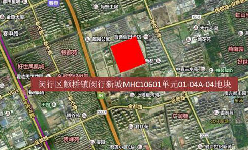 闵行区颛桥镇闵行新城mhc10601单元01-04a-04地块