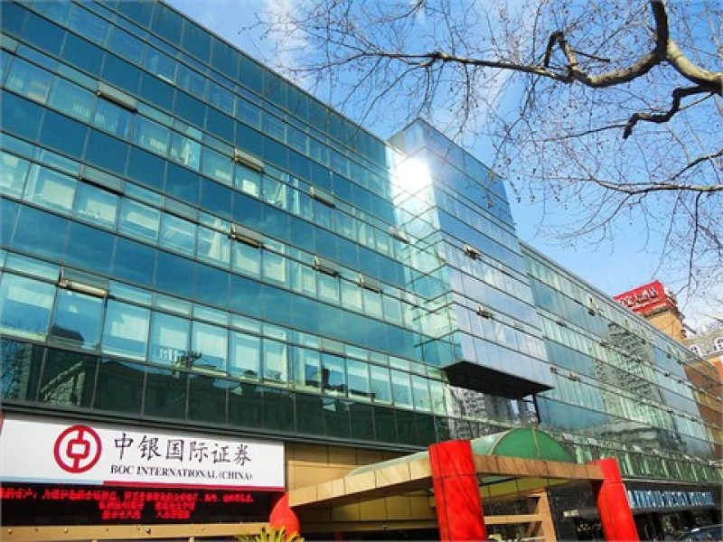 万宝国际商务中心外立面图