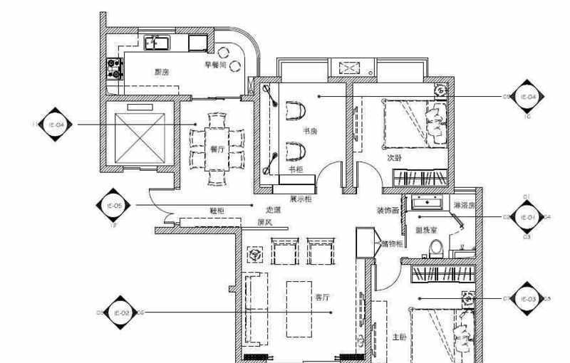 汇智大厦190平对电梯厅 家具可留下 地铁1/9/11号线