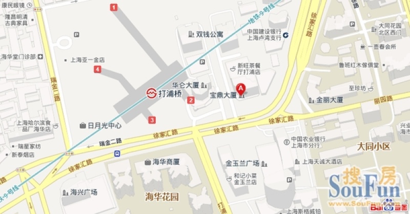 打浦桥核心地段,宝鼎大厦地铁上盖,精装修,让您直接拎包入住!