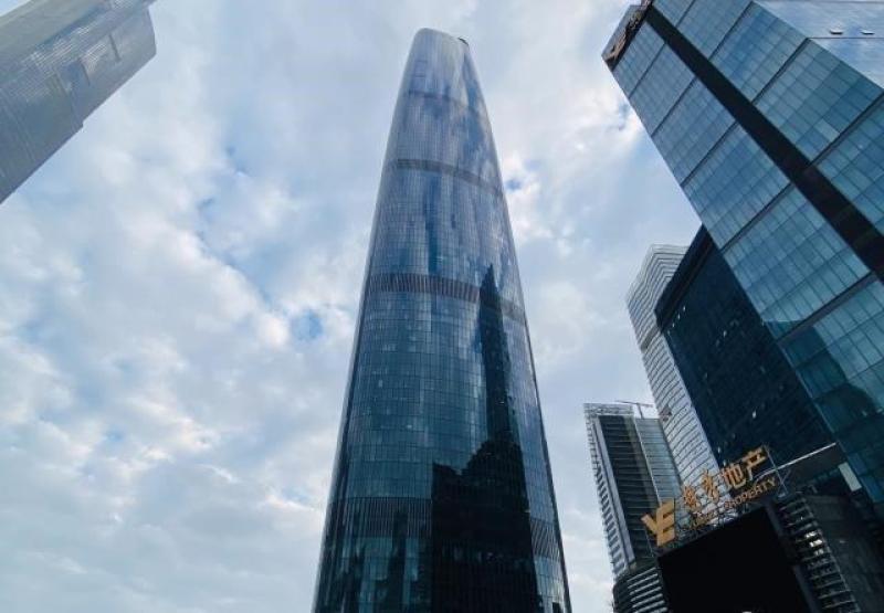 远行丨珠江新城写字楼出租丨广州国际金融中心ifc西塔正对电梯