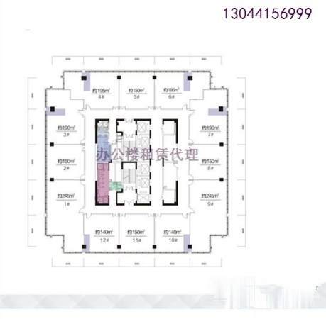 徐家汇汇智大厦多套招租130/4415/6999不收!