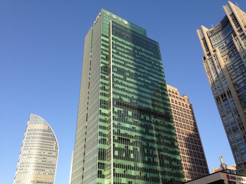 陆家嘴沿江楼盘 汇亚大厦 一线江景 近环球金融中心,正对电梯