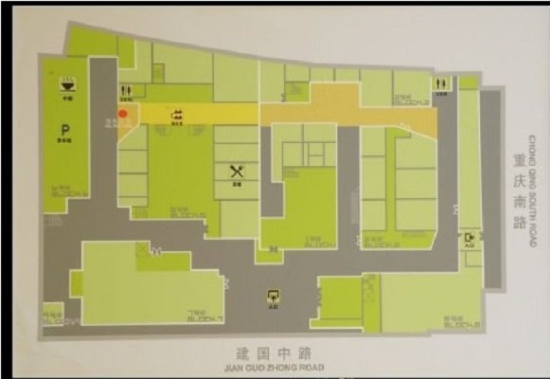 八号桥创意园区一期平面图