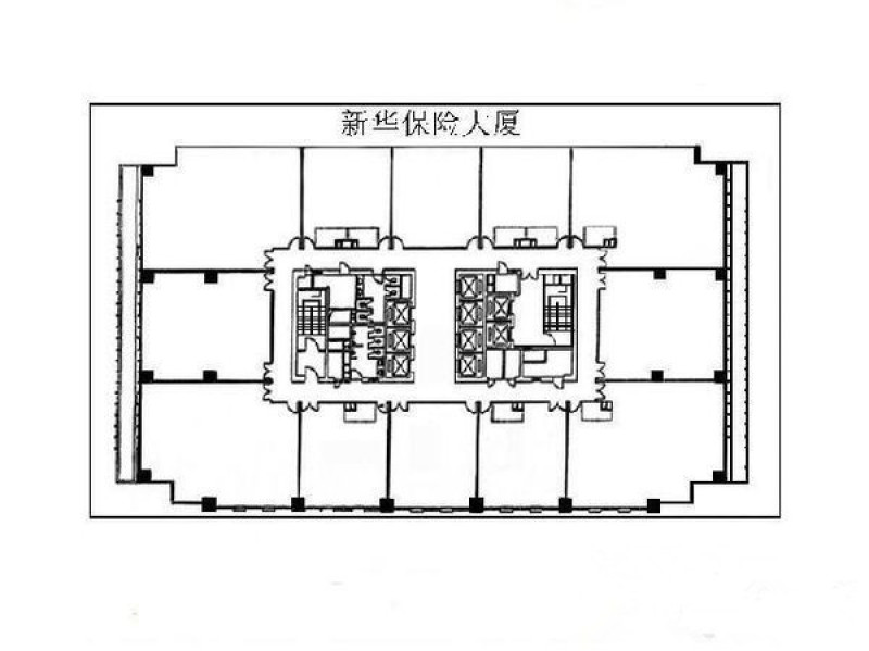 新华保险大厦平面图