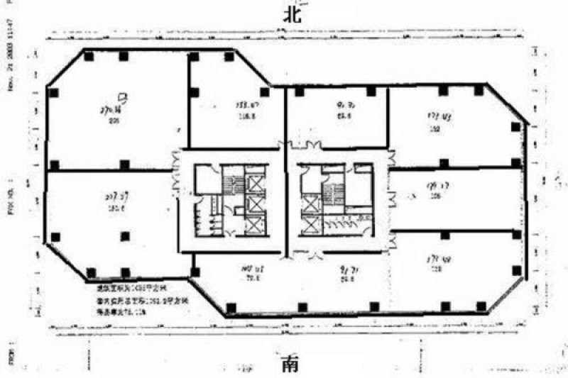 飞雕国际大厦平面图