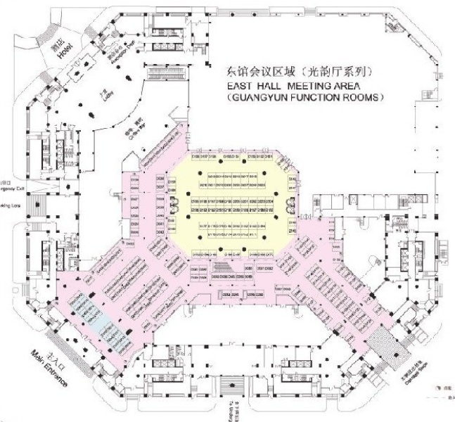 上海光大会展中心平面图