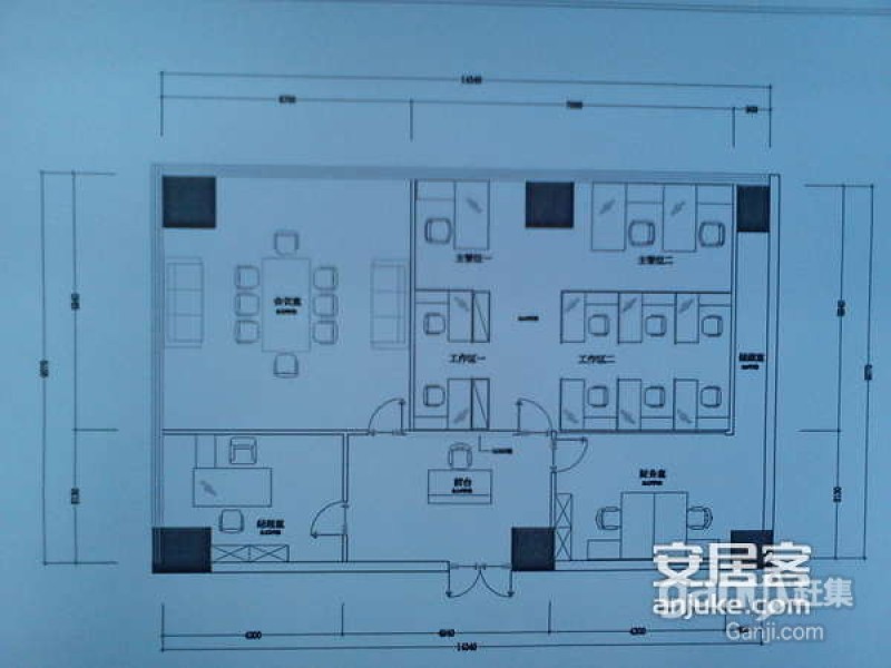 福克斯商务大厦(中谊路)平面图