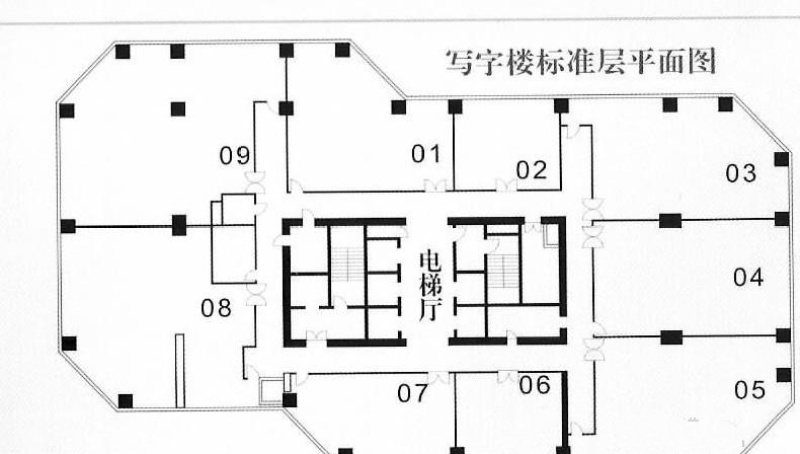 飞雕国际大厦平面图