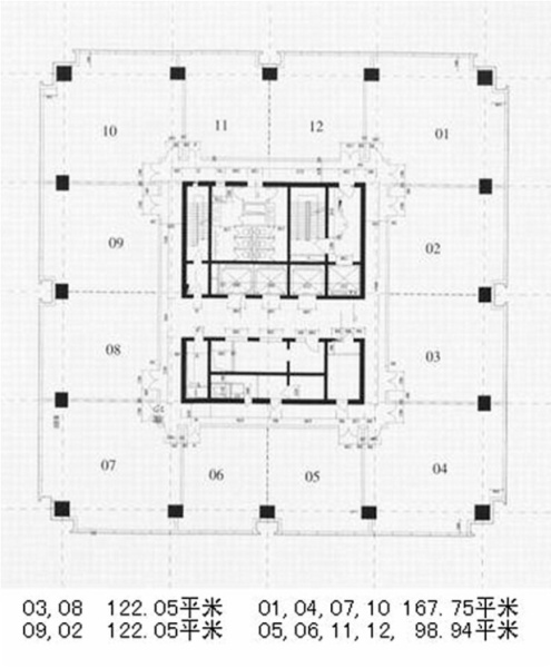 海通证券大厦平面图