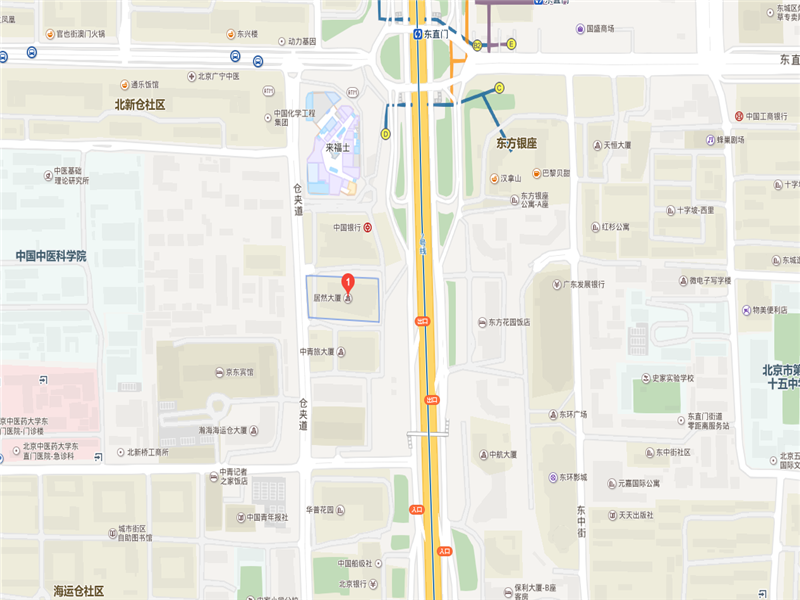 居然大厦商圈区位图