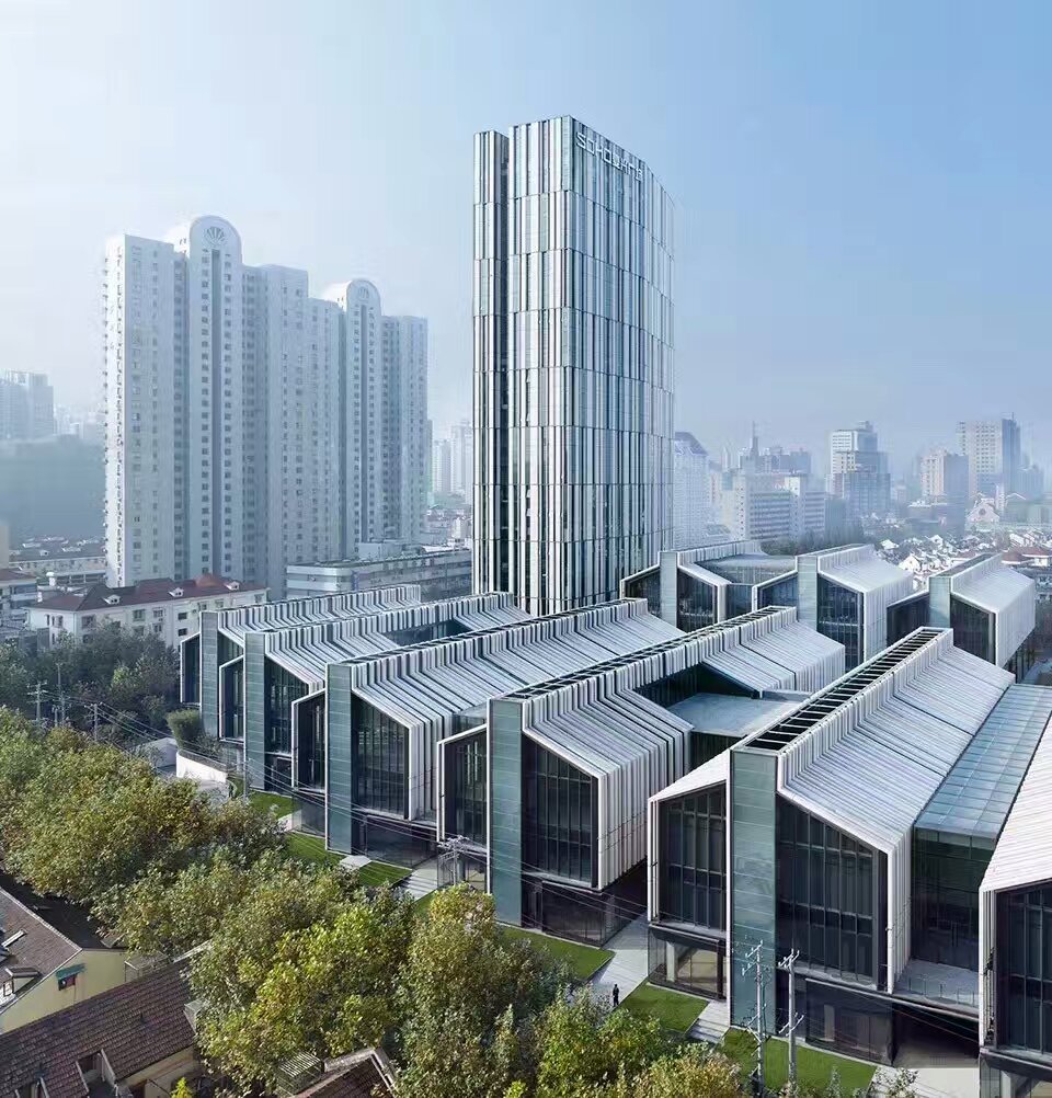 soho复兴广场外立面图