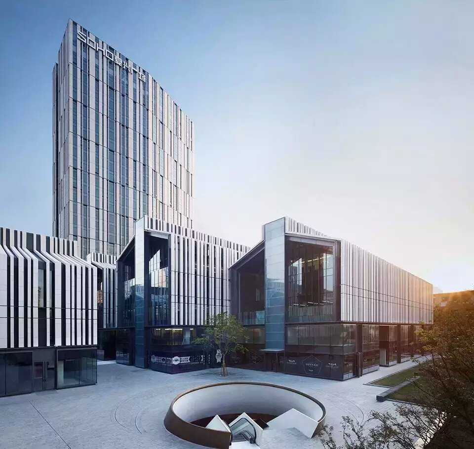 soho复兴广场外立面图