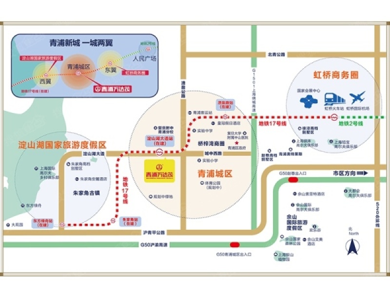 線地鐵口純寫字樓精裝朝南(物業直租非中介))—上海青浦區辦公室出租