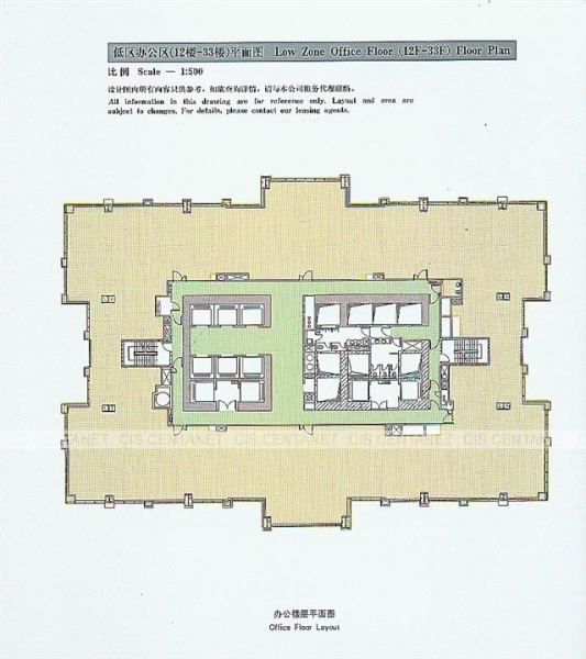 香港新世界大厦(k11)平面图