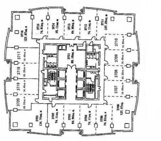 中友中谊大厦平面图