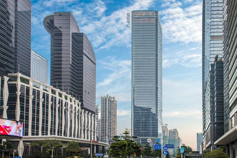 cbd集团总部丨皇庭中心丨高端豪装丨大门面丨电梯口