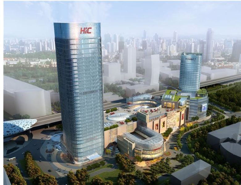 合生国际中心写字楼出租,五角场地标建筑合生汇2400平可分割—上海