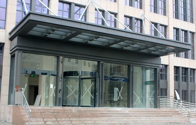 宁谷商务大厦大楼入口