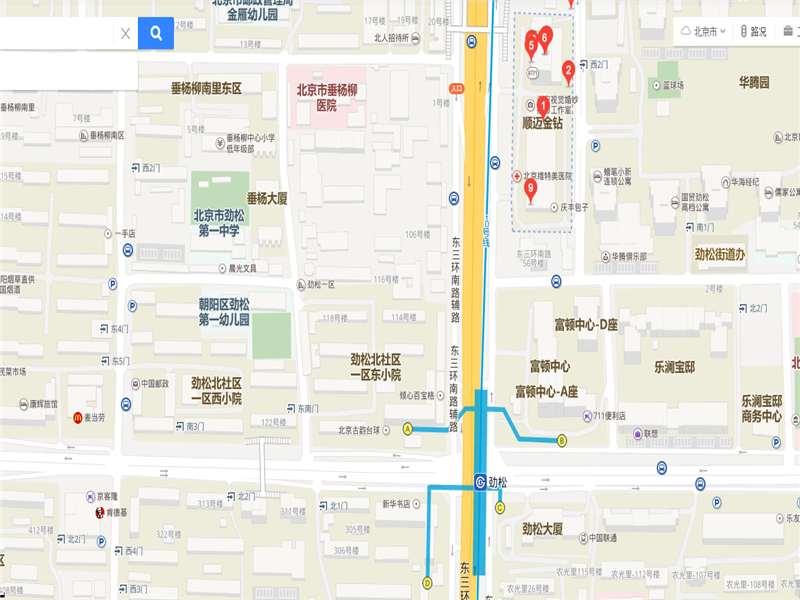 顺迈金钻商圈区位图