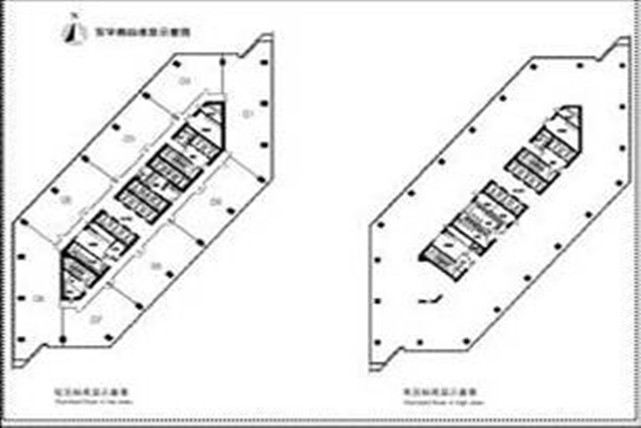 华贸中心平面图