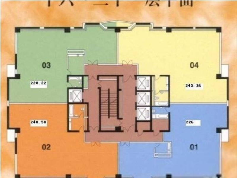 五洲国际大厦平面图