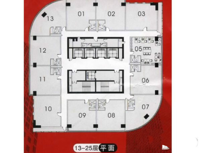 林顿大厦平面图