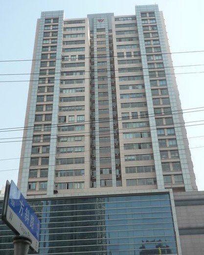 万事利大厦外立面图