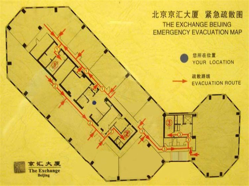 京汇大厦平面图