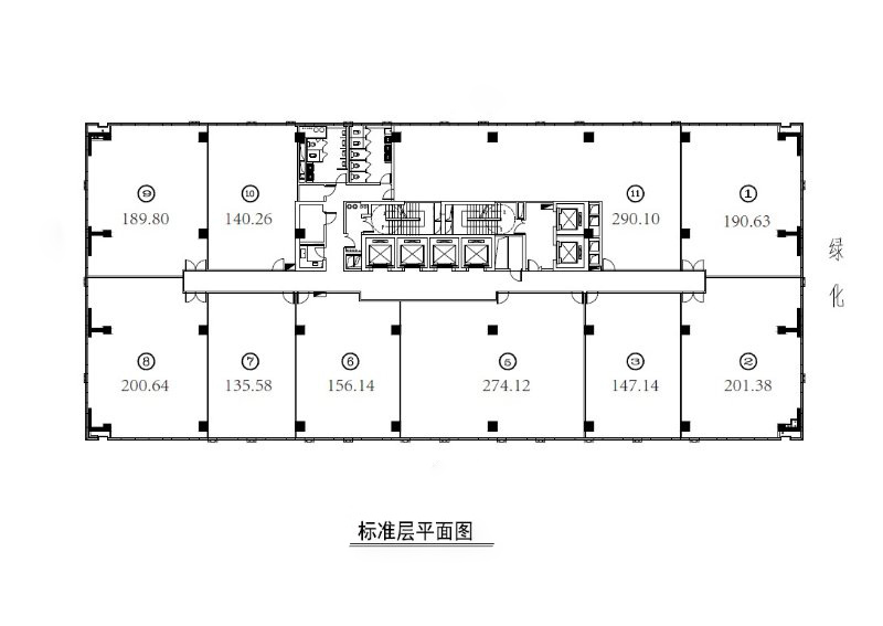 办公楼前广场平面图图片