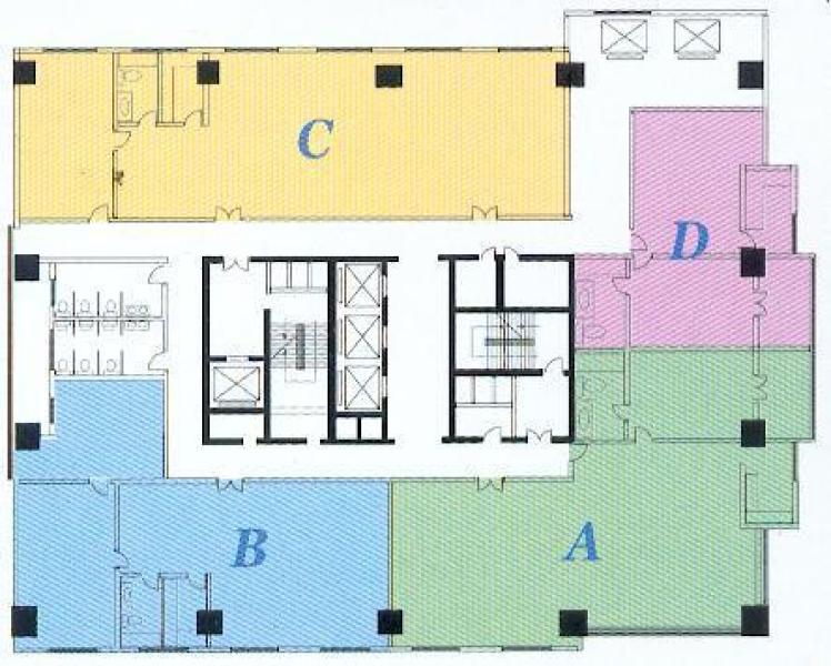 江苏路,延安西路,写字楼】  【龙之梦大厦:280-2100㎡ 5-6.5元/㎡/天?