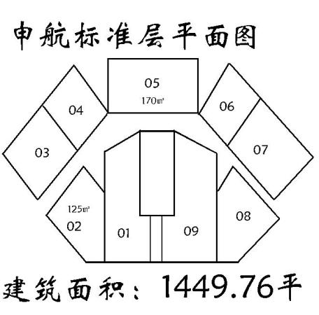 申航大厦精装 修带家具,急租 1.87元每平 随时看房