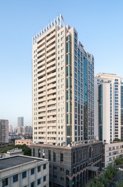 越界洪安大厦外立面