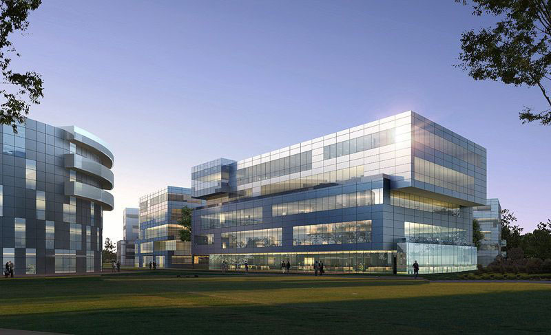 上海国际研发总部基地立面图