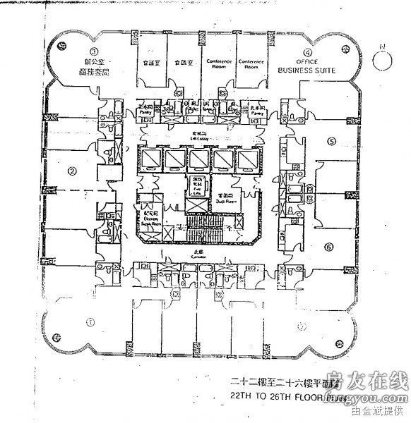 东方海外大厦平面图