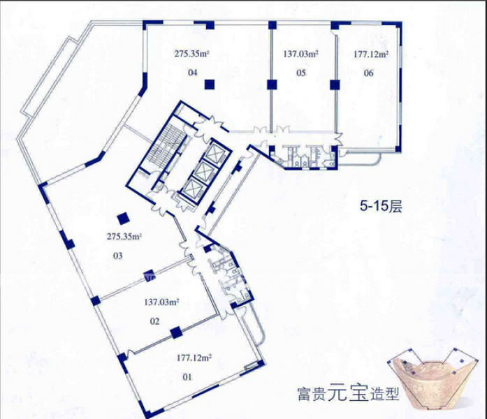 海森国际大厦平面图