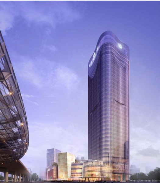 合生国际广场写字楼出租,五 角场地标 合生汇电梯口位置 豪华精装修