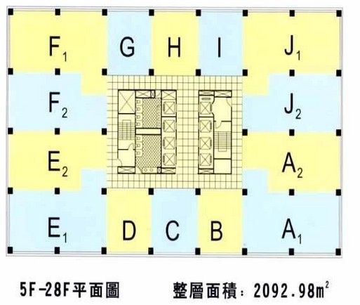 兆丰环球大厦平面图
