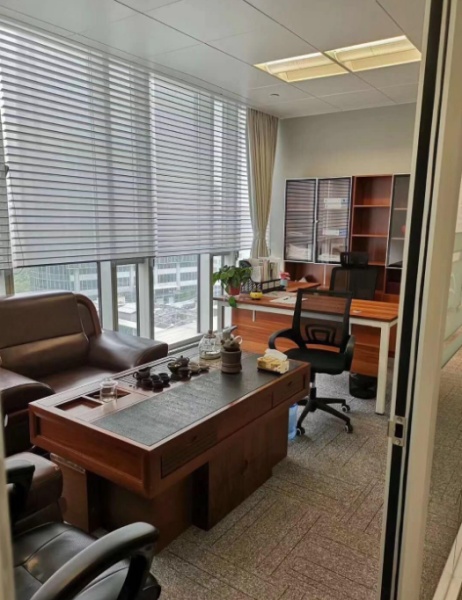 时尚谷创意园写字楼出租,松江独栋精装办公室 时尚谷整层200平家具全