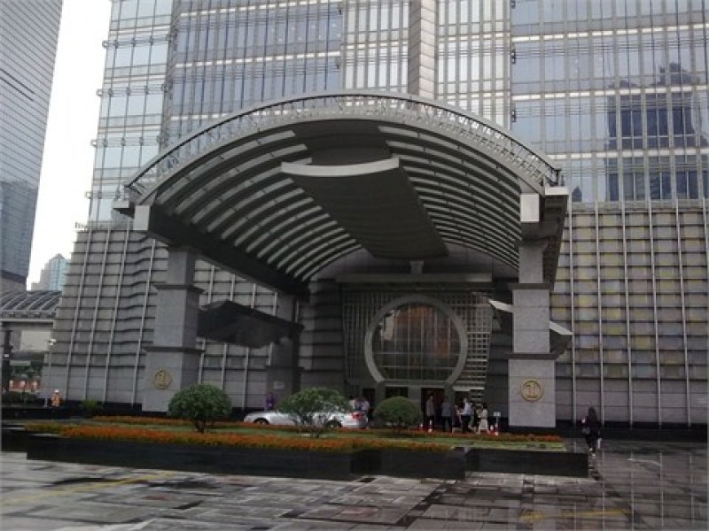 金茂大厦大楼入口