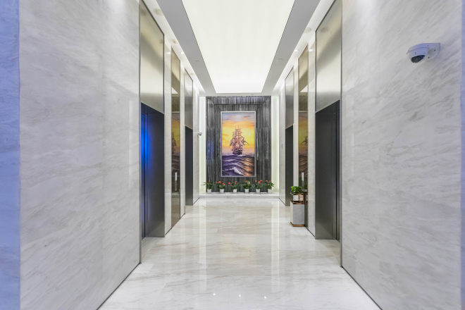 捷丰自贸中心电梯厅