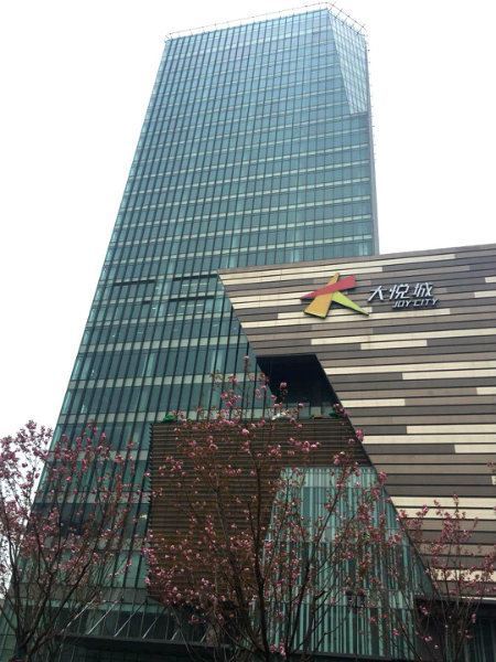 杭州大悦城写字楼出租,大悦城整层精装修 可分割 地铁旁 开发商直租
