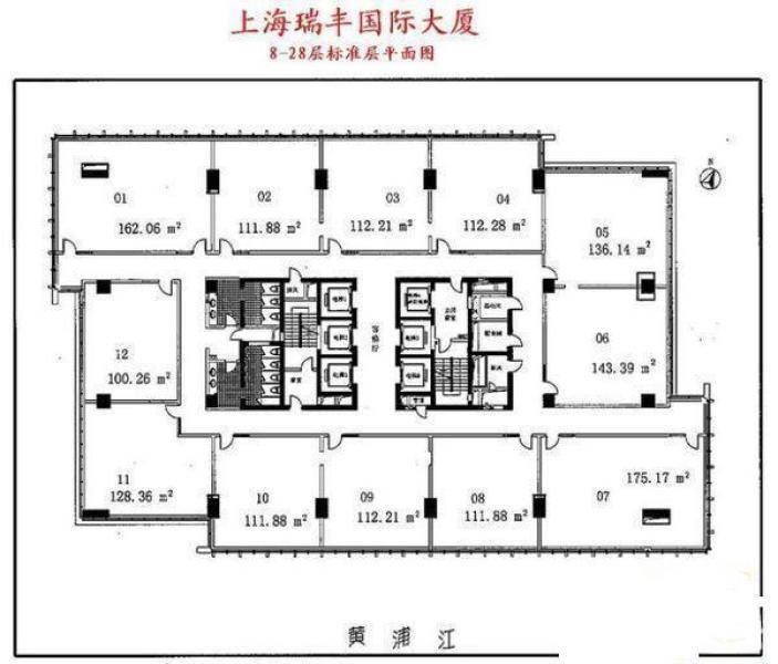 瑞丰国际大厦平面图